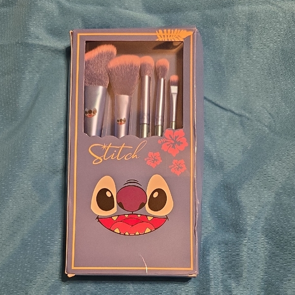 Other - Stitch Makeup Brush Set - Blue and Pink
